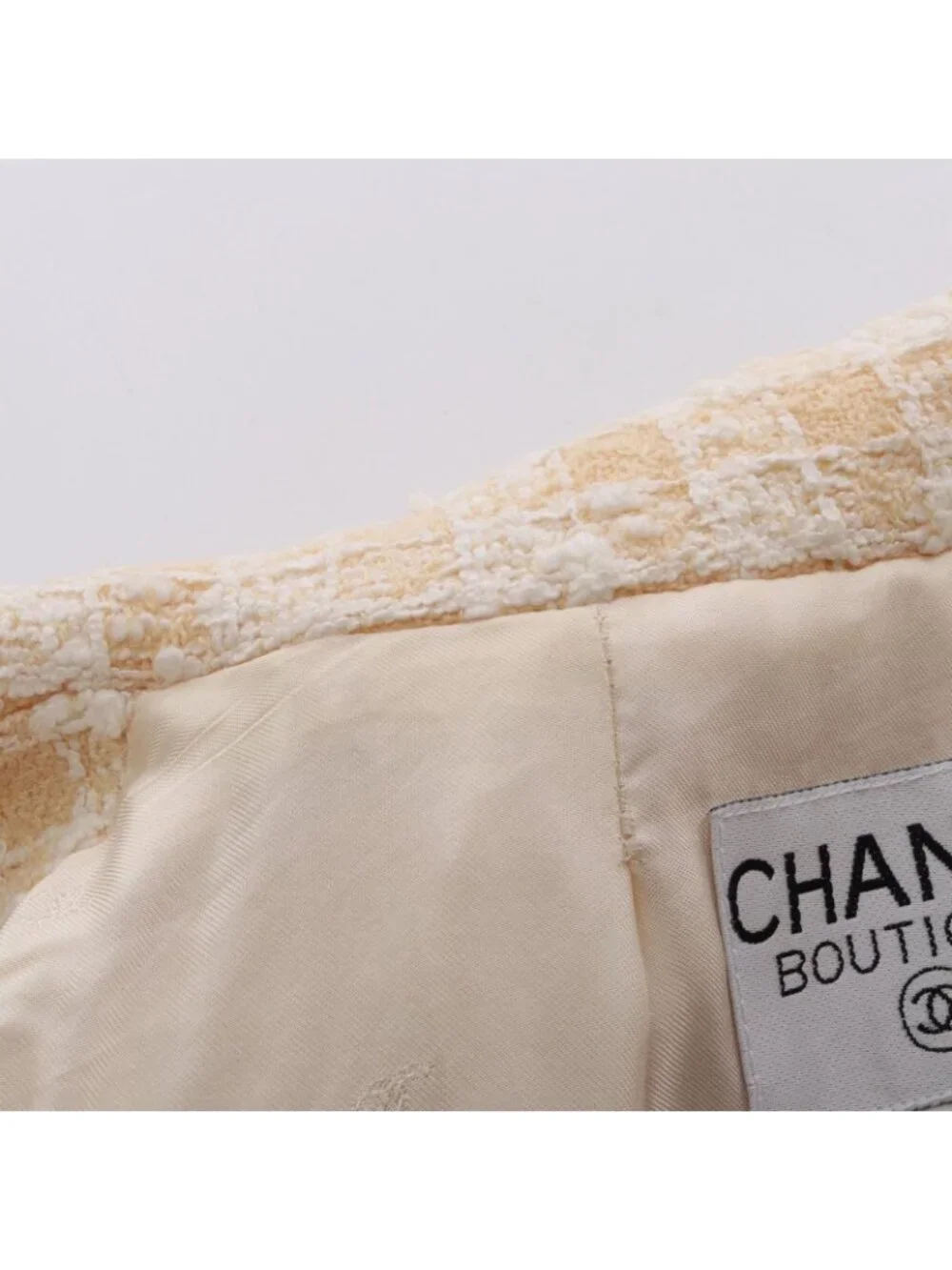 Chanel Set 96P CC Logo Button Tweed Wool